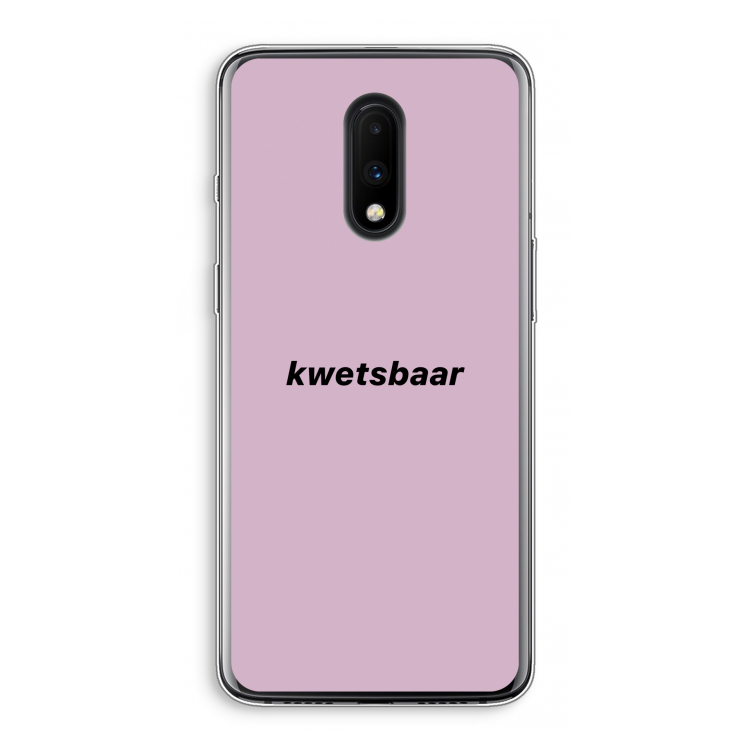kwetsbaar: OnePlus 7 Transparant Hoesje