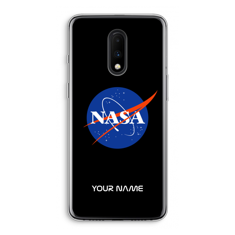 NASA: OnePlus 7 Transparant Hoesje