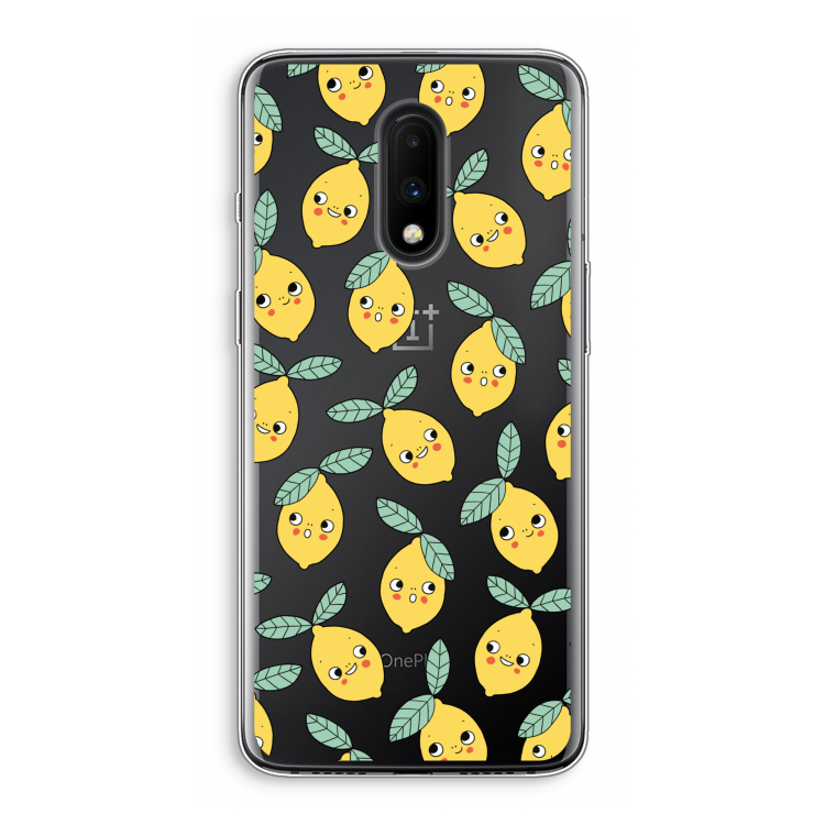 Citroenen: OnePlus 7 Transparant Hoesje