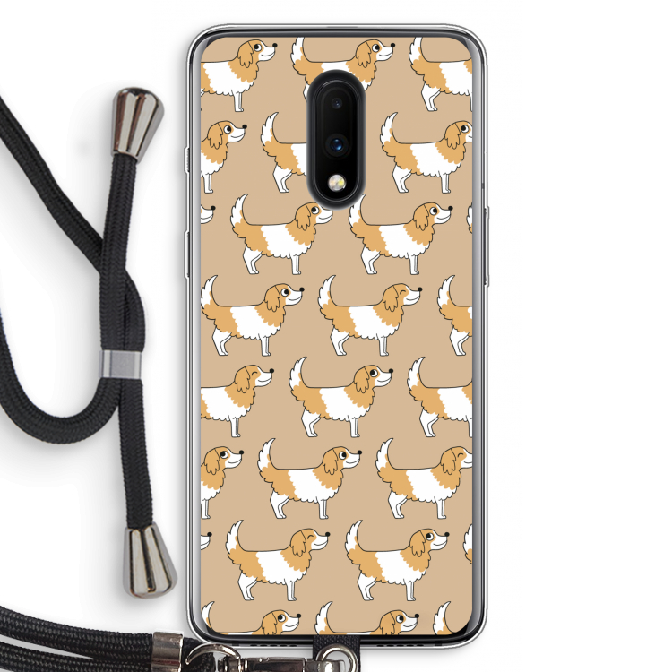 Doggy: OnePlus 7 Transparant Hoesje met koord