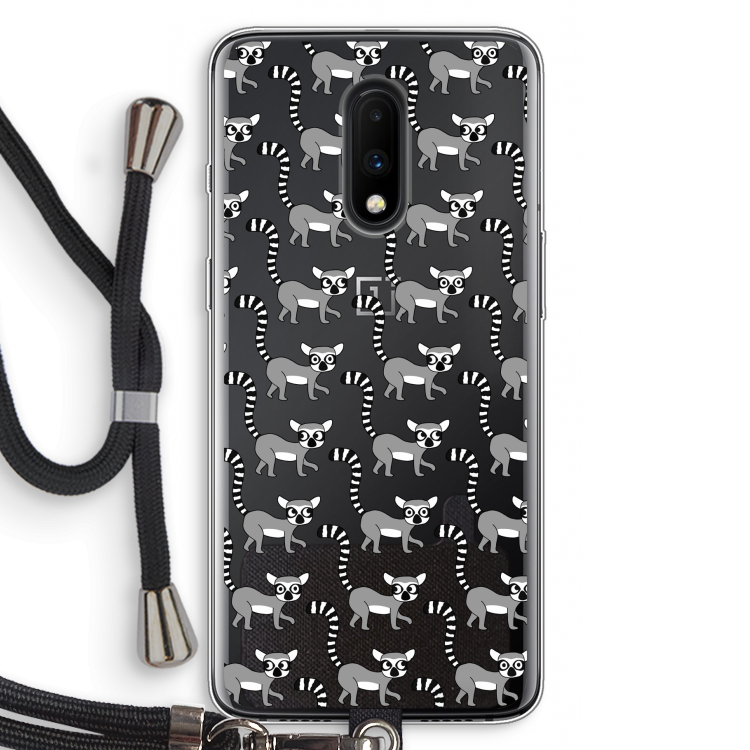 Makis: OnePlus 7 Transparant Hoesje met koord