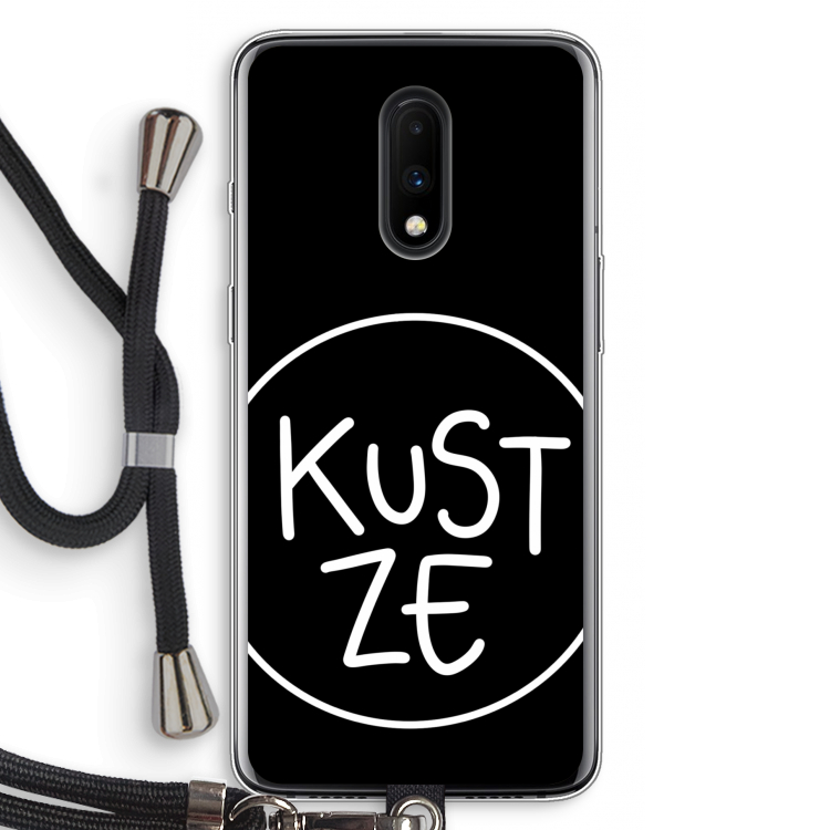 KUST ZE: OnePlus 7 Transparant Hoesje met koord