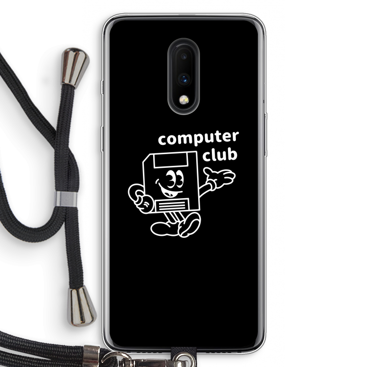 Floppyhead: OnePlus 7 Transparant Hoesje met koord