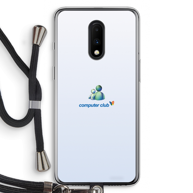 MSN: OnePlus 7 Transparant Hoesje met koord