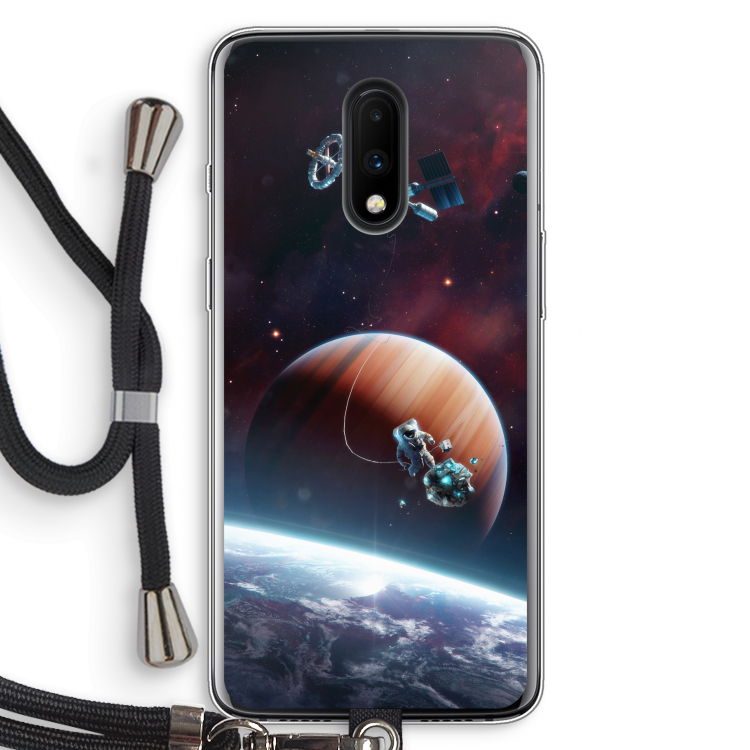 Examiner: OnePlus 7 Transparant Hoesje met koord