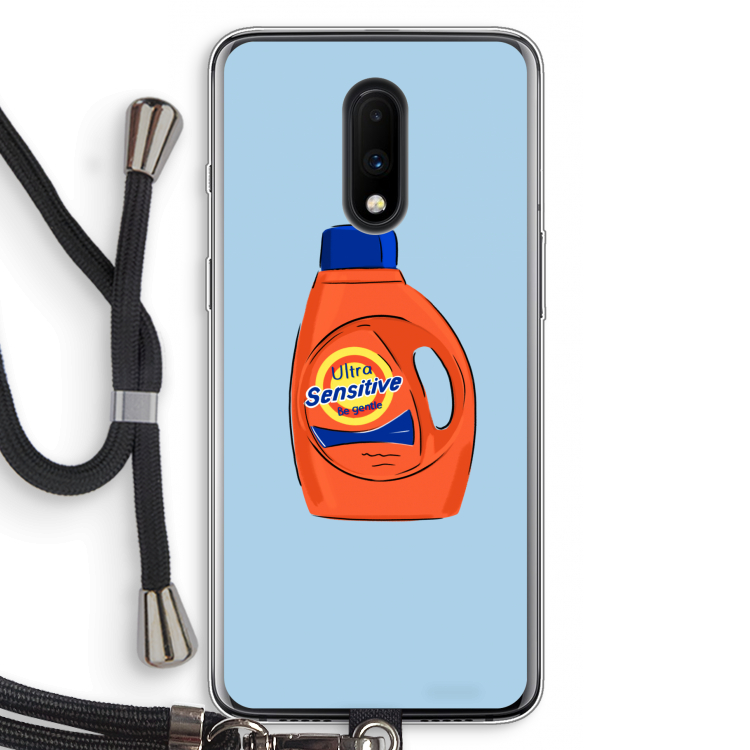 Ultra Sensitive: OnePlus 7 Transparant Hoesje met koord