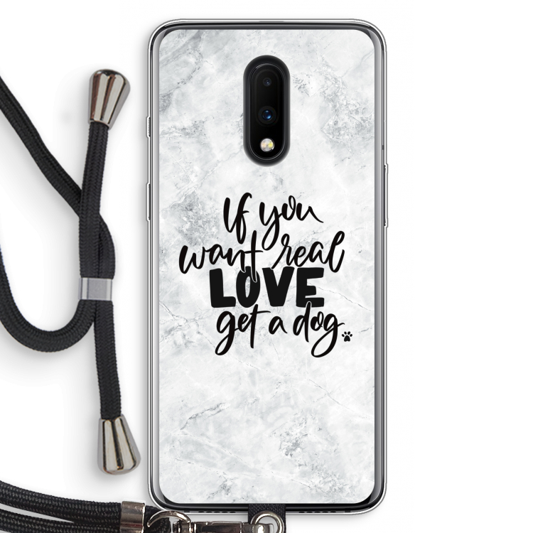 Partner in crime: OnePlus 7 Transparant Hoesje met koord