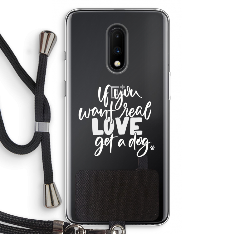 Partner in crime: OnePlus 7 Transparant Hoesje met koord