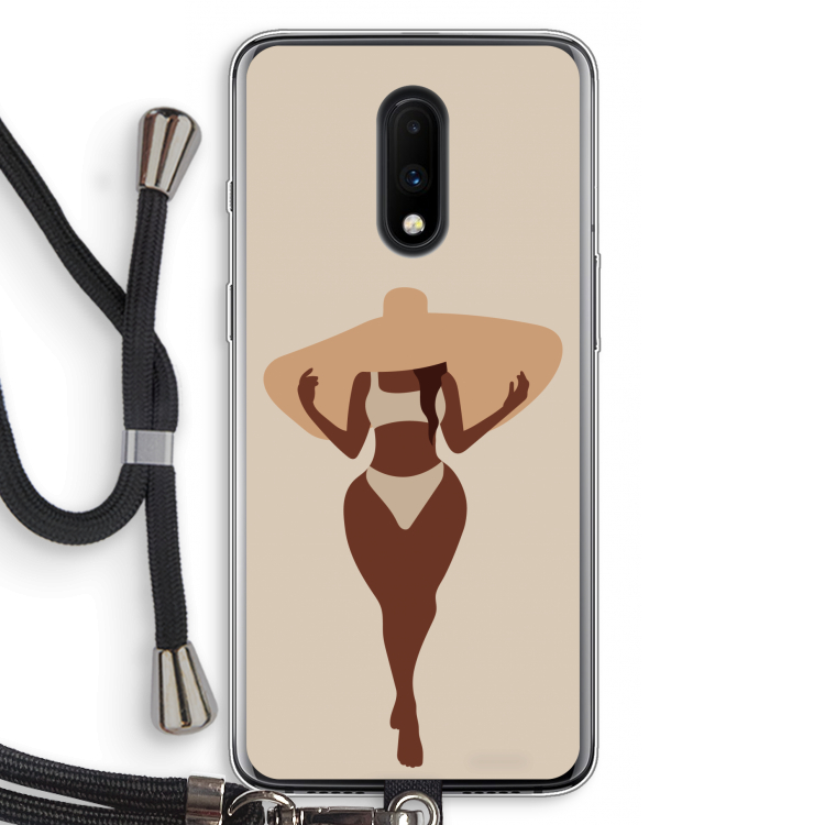 Let's get salty: OnePlus 7 Transparant Hoesje met koord