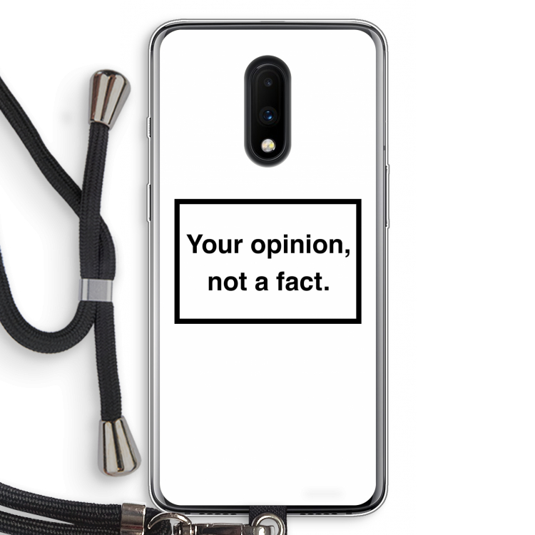 Your opinion: OnePlus 7 Transparant Hoesje met koord