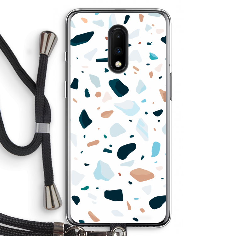 Terrazzo N°13: OnePlus 7 Transparant Hoesje met koord
