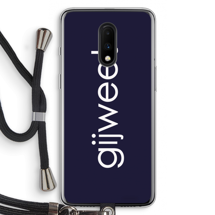 Gijweet: OnePlus 7 Transparant Hoesje met koord