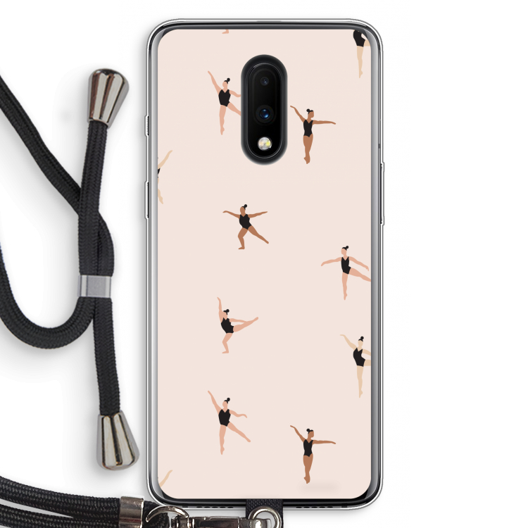 Dancing #1: OnePlus 7 Transparant Hoesje met koord