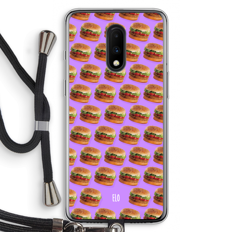 Giants: OnePlus 7 Transparant Hoesje met koord