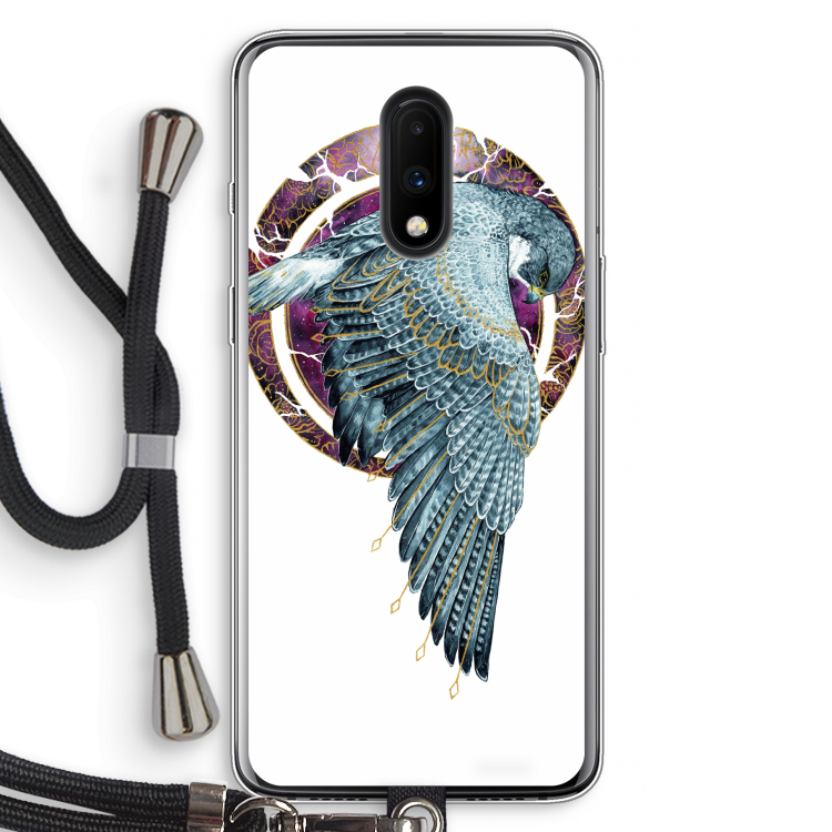 Golden Falcon: OnePlus 7 Transparant Hoesje met koord