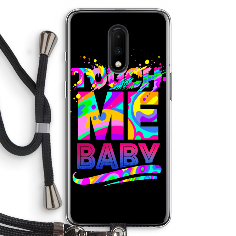 Touch Me: OnePlus 7 Transparant Hoesje met koord