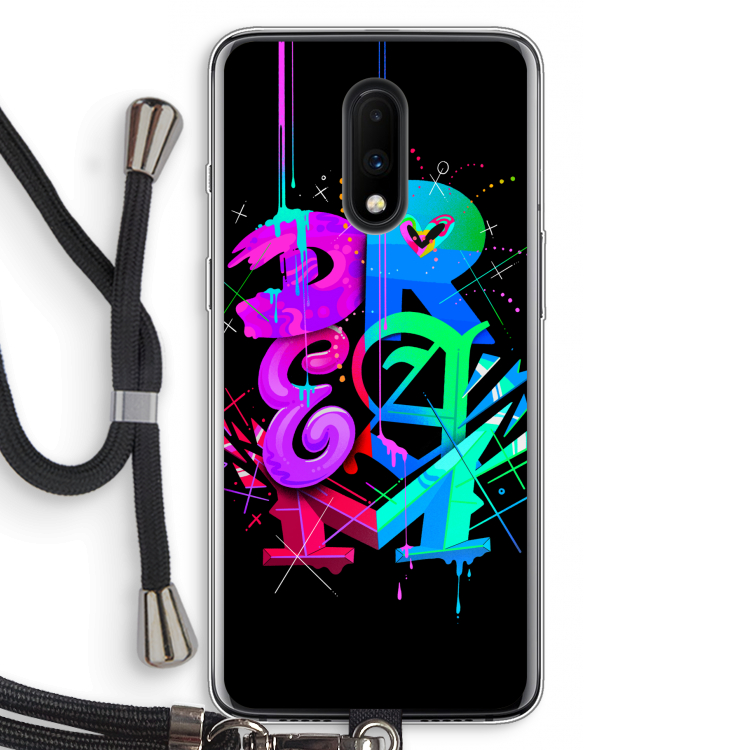 Dream: OnePlus 7 Transparant Hoesje met koord