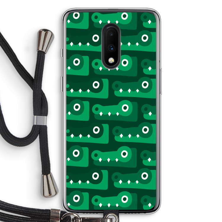 Crocs: OnePlus 7 Transparant Hoesje met koord
