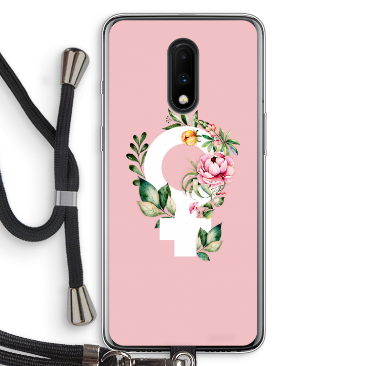 Venus: OnePlus 7 Transparant Hoesje met koord