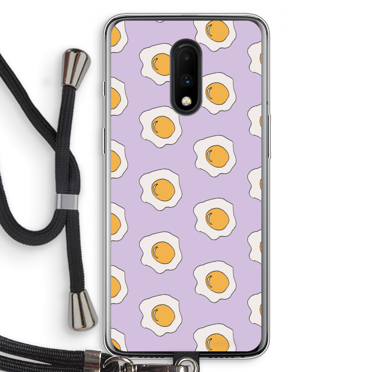 Bacon to my eggs #1: OnePlus 7 Transparant Hoesje met koord