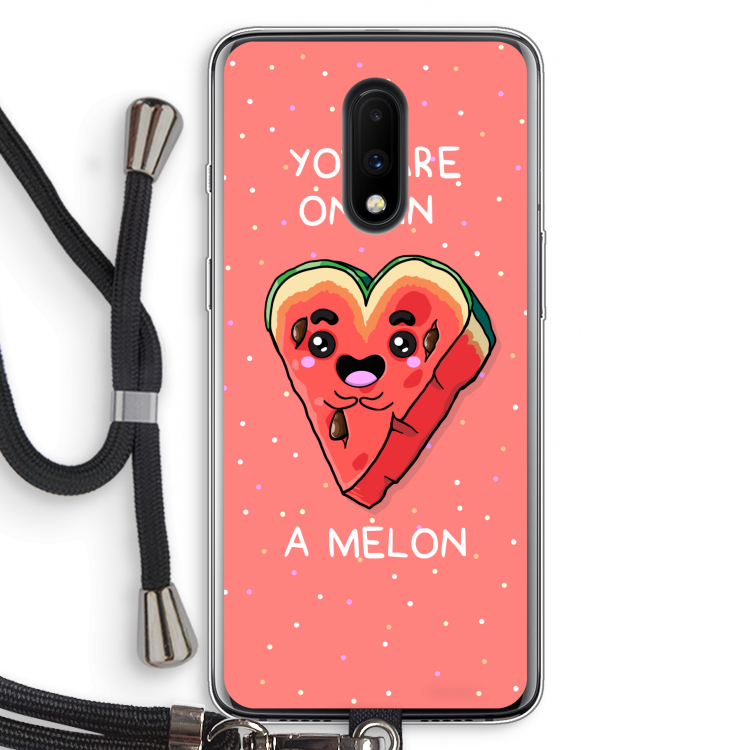 One In A Melon: OnePlus 7 Transparant Hoesje met koord