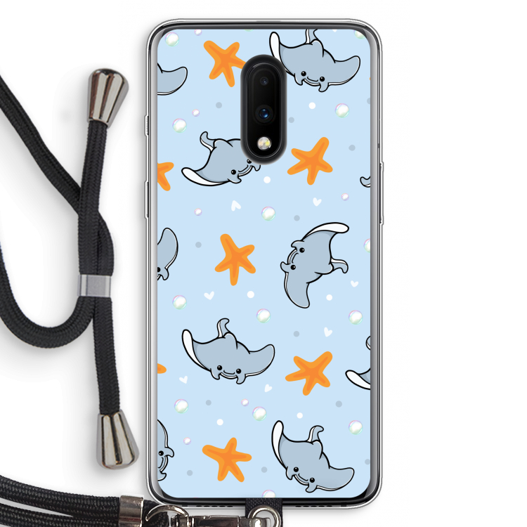 Manta: OnePlus 7 Transparant Hoesje met koord