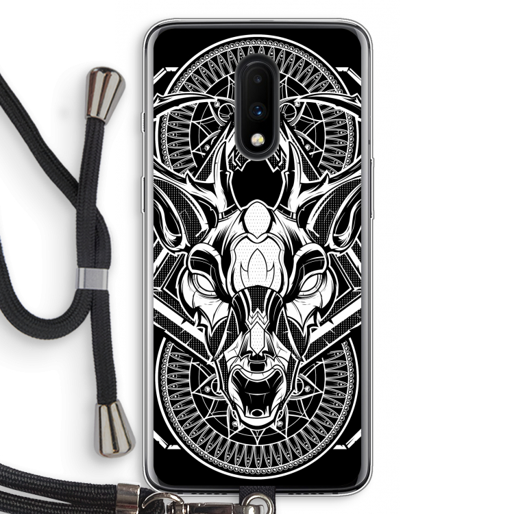 Oh Deer: OnePlus 7 Transparant Hoesje met koord