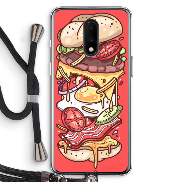 Diet Coke Please: OnePlus 7 Transparant Hoesje met koord
