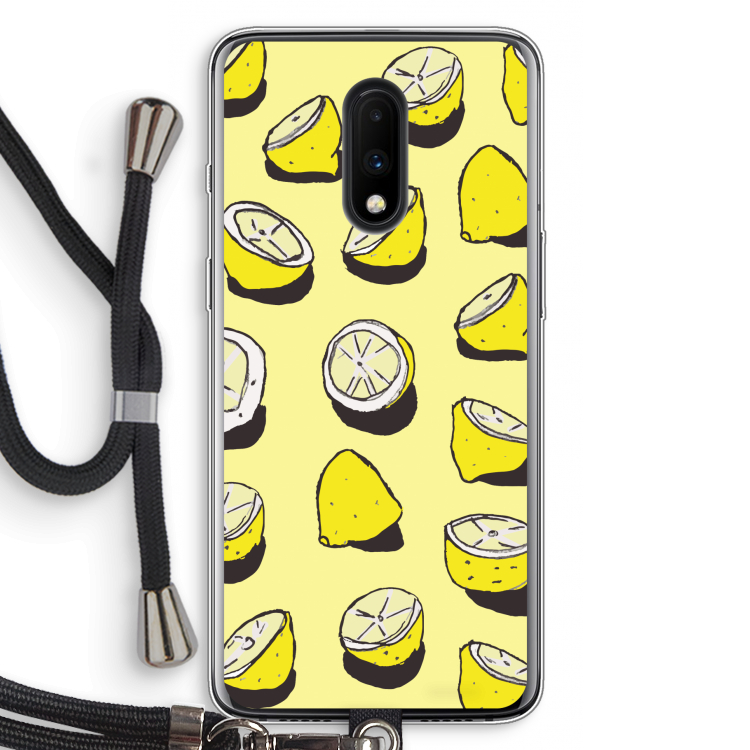 When Life Gives You Lemons...: OnePlus 7 Transparant Hoesje met koord
