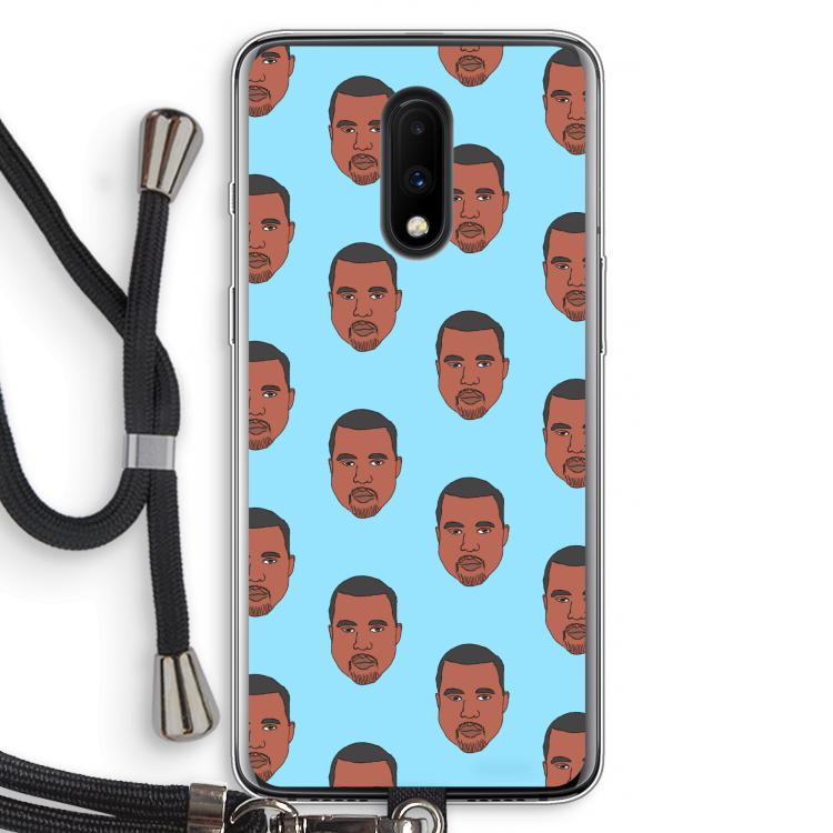 Kanye Call Me?: OnePlus 7 Transparant Hoesje met koord