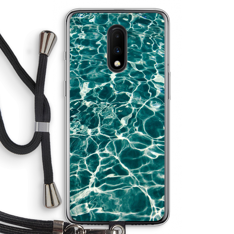 Weerkaatsing water: OnePlus 7 Transparant Hoesje met koord
