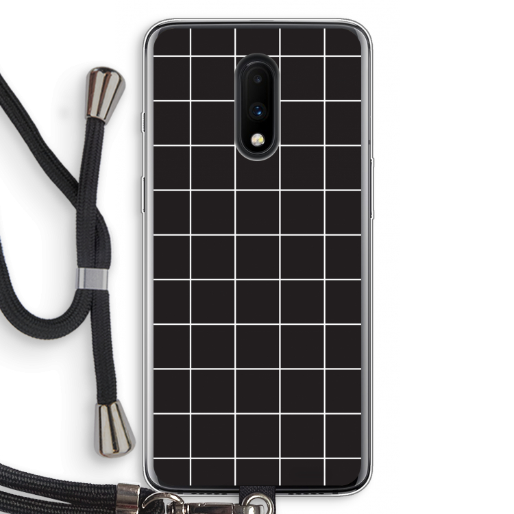 Rooster 2: OnePlus 7 Transparant Hoesje met koord