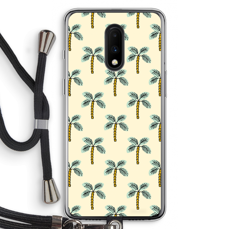 Paradise: OnePlus 7 Transparant Hoesje met koord
