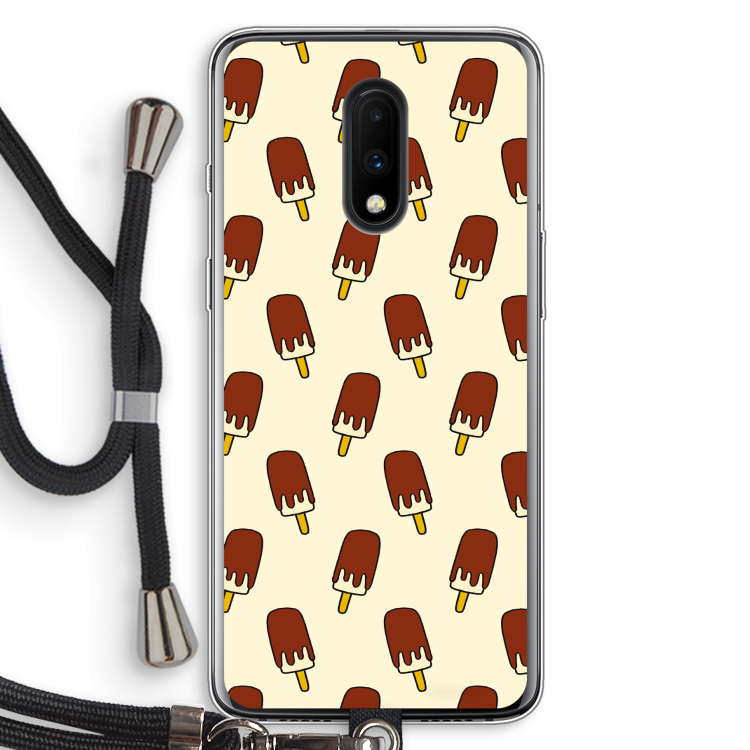 Yummy: OnePlus 7 Transparant Hoesje met koord