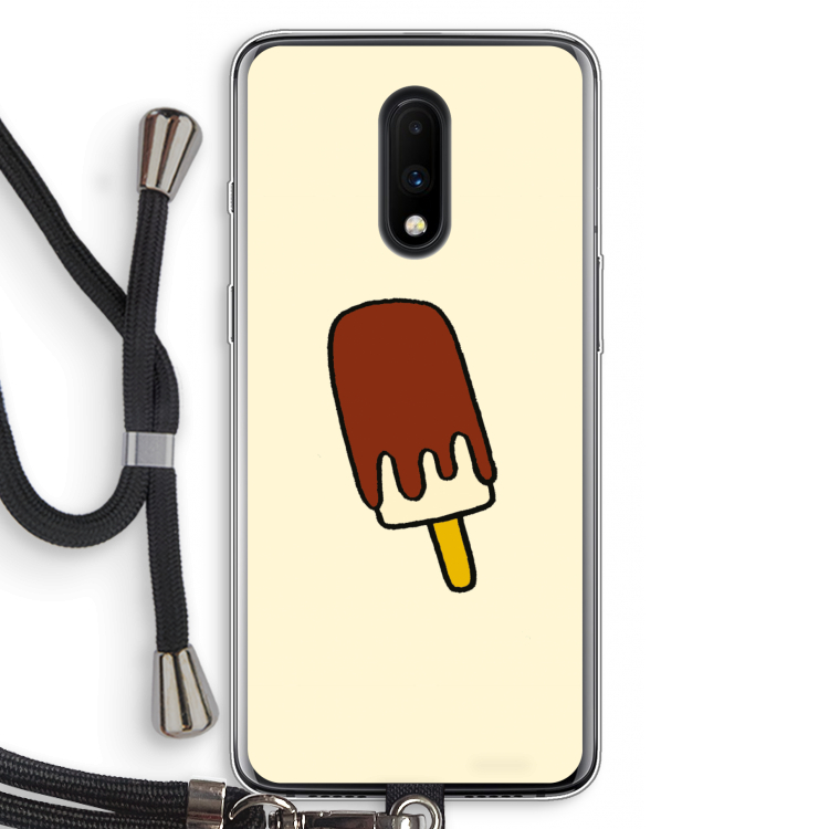Frisco: OnePlus 7 Transparant Hoesje met koord