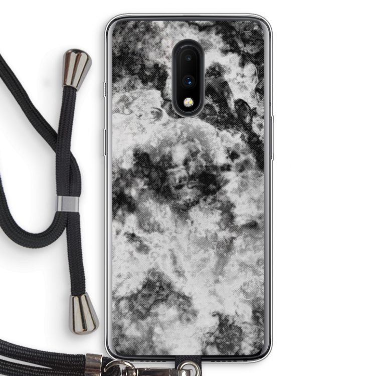 Onweer: OnePlus 7 Transparant Hoesje met koord