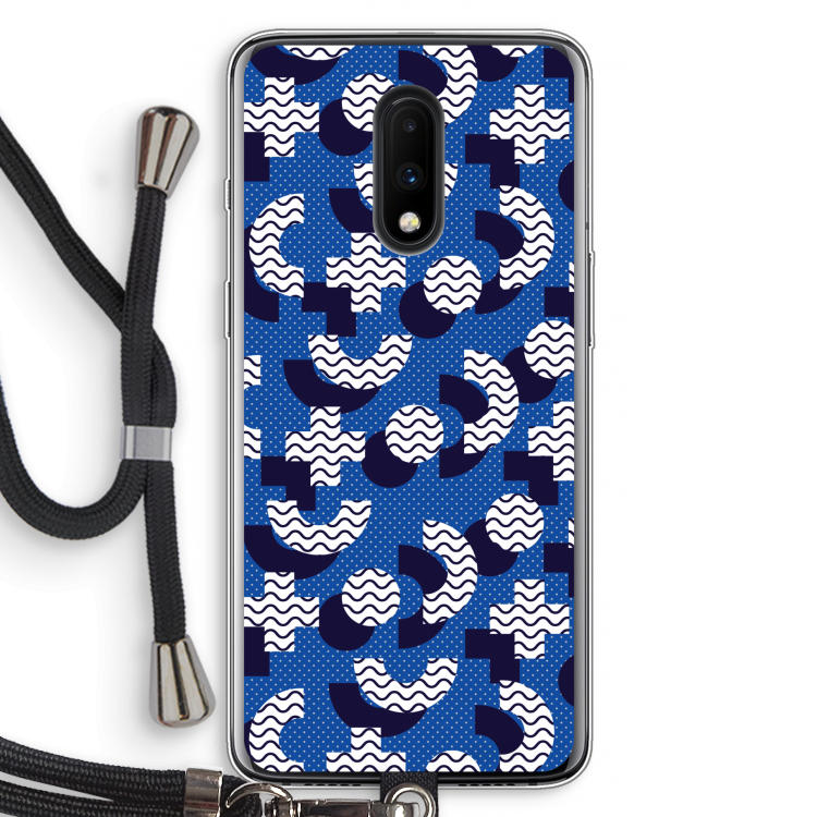 8-bit N°5: OnePlus 7 Transparant Hoesje met koord