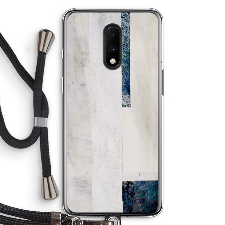 Meet you there: OnePlus 7 Transparant Hoesje met koord