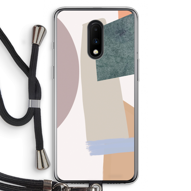 Lindo: OnePlus 7 Transparant Hoesje met koord