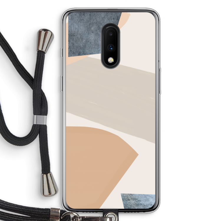 Formo: OnePlus 7 Transparant Hoesje met koord