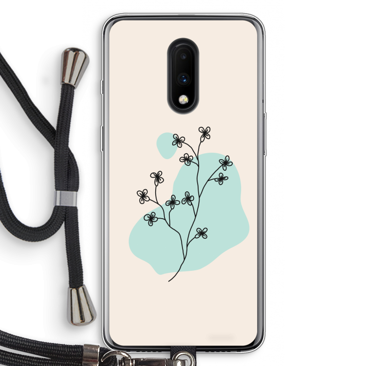 Love your petals: OnePlus 7 Transparant Hoesje met koord