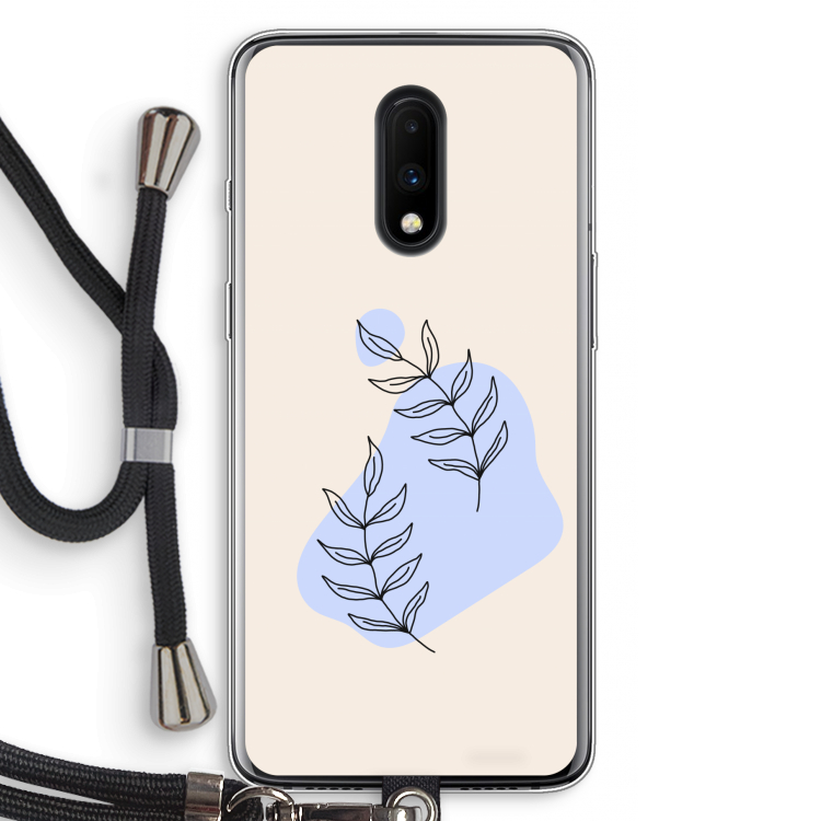 Leaf me if you can: OnePlus 7 Transparant Hoesje met koord
