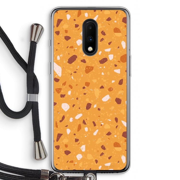 Terrazzo N°24: OnePlus 7 Transparant Hoesje met koord