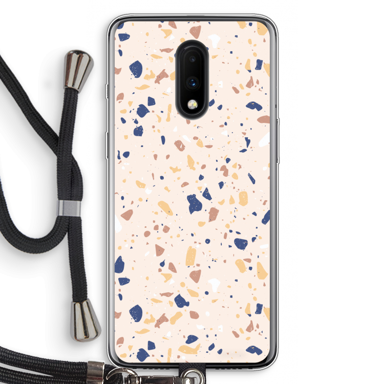 Terrazzo N°23: OnePlus 7 Transparant Hoesje met koord