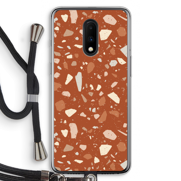 Terrazzo N°22: OnePlus 7 Transparant Hoesje met koord