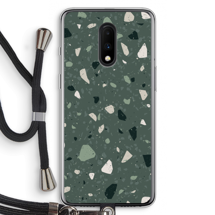 Terrazzo N°19: OnePlus 7 Transparant Hoesje met koord