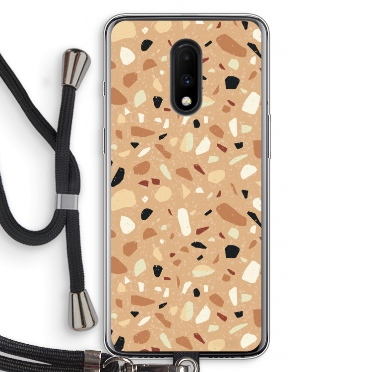 Terrazzo N°17: OnePlus 7 Transparant Hoesje met koord