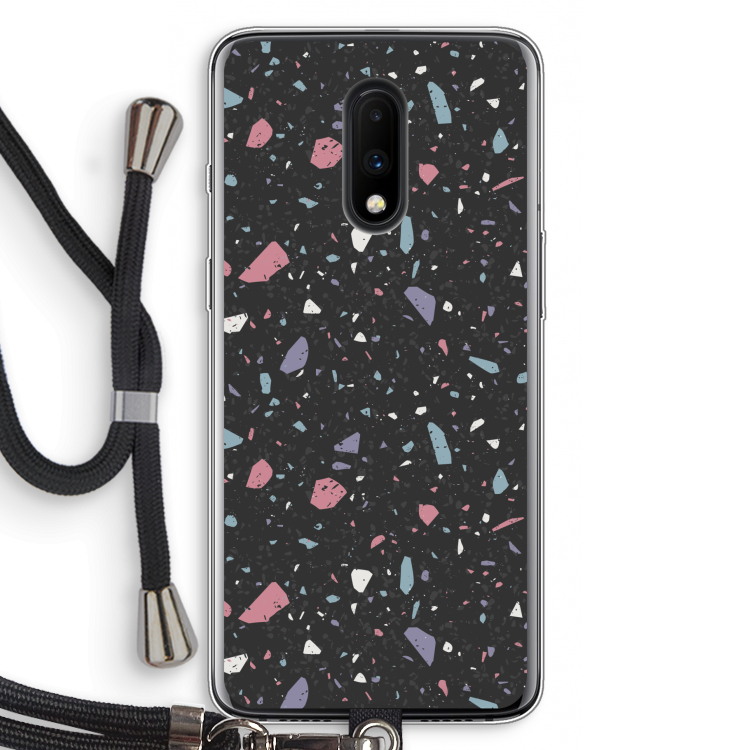 Terrazzo N°16: OnePlus 7 Transparant Hoesje met koord