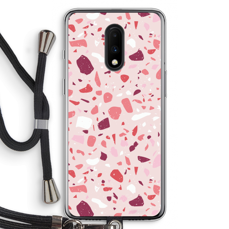 Terrazzo N°15: OnePlus 7 Transparant Hoesje met koord