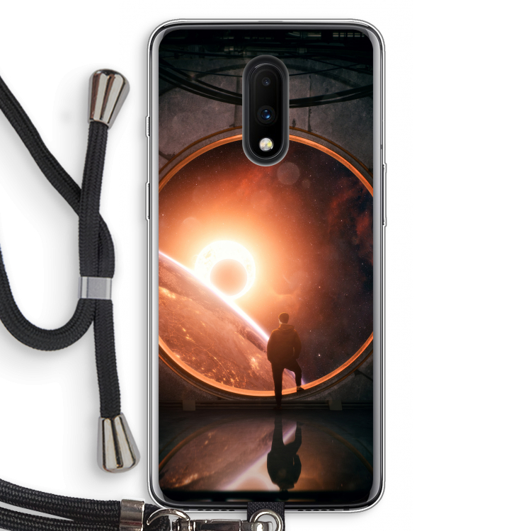 Ephemeral: OnePlus 7 Transparant Hoesje met koord